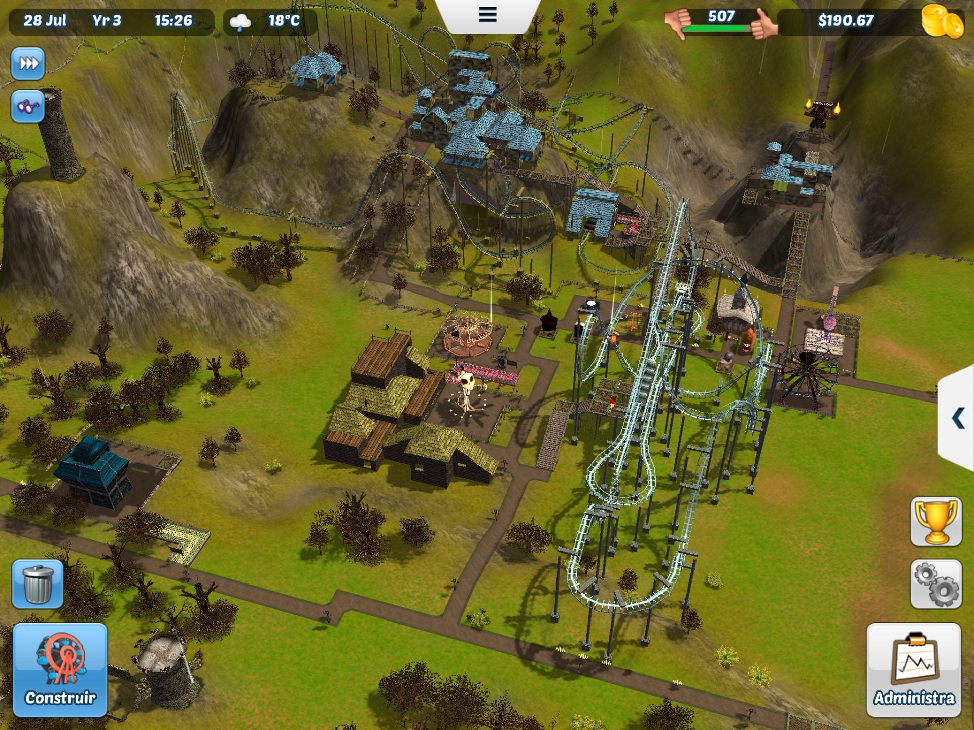 RollerCoaster Tycoon 3 Mobile